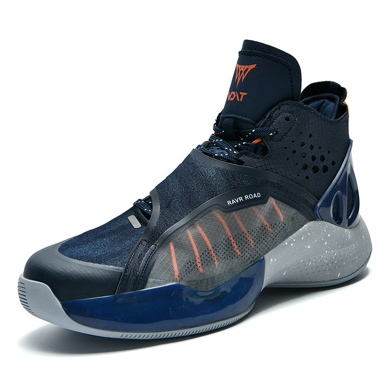 Tênis de basquete com sola grossa de velcro de alta qualidade para outono e inverno para homens - O Retalho