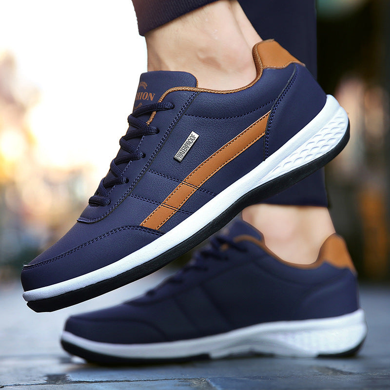 Sapatos Casuais Masculinos De Lazer Respirável Italiano Antiderrapante Calçados Masculinos Vulcanizados - O Retalho