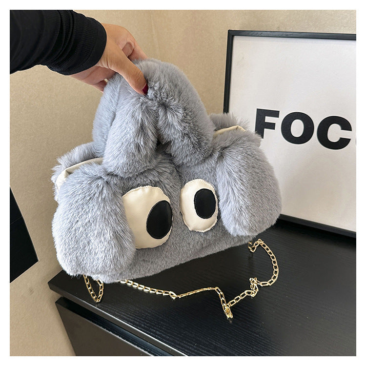 Bolsas de pelúcia com desenho fofo - O Retalho