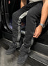 Vintage Flare Paint Joggers - PRETO - O Retalho
