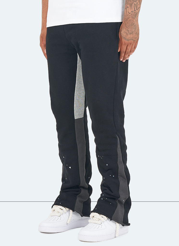 Vintage Flare Paint Joggers - PRETO - O Retalho