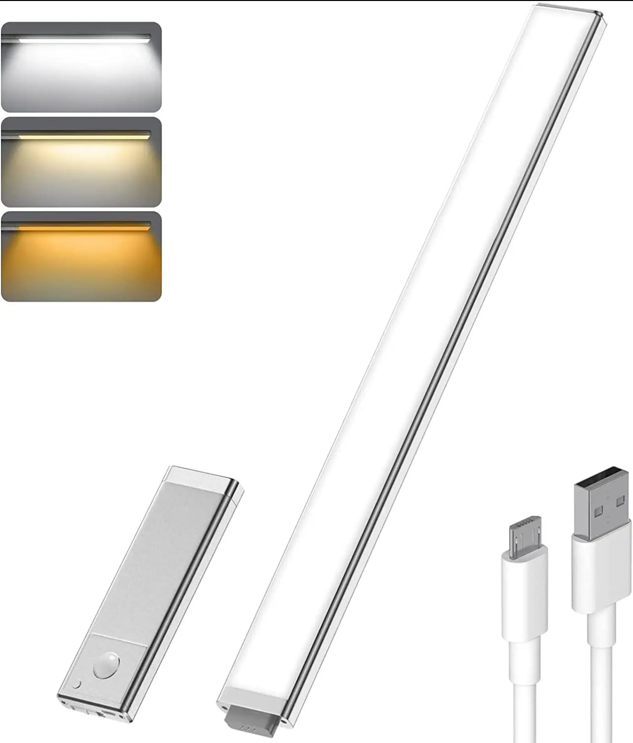 Luz LED com Sensor de Movimento e Recarregável Magneticamente - O Retalho