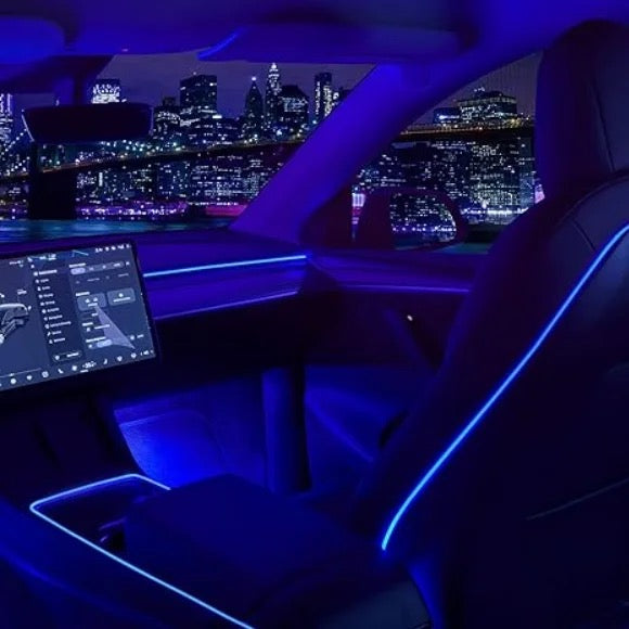 Fitas LED Multifuncionais para Carro 5 em 1