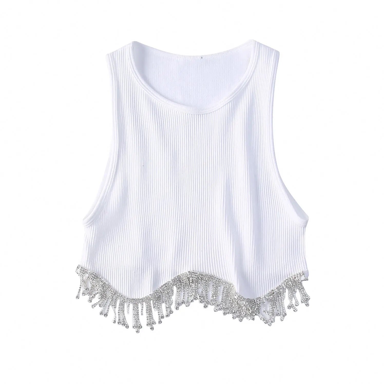 Top cropped de verão feminino casual e elegante de alta qualidade
