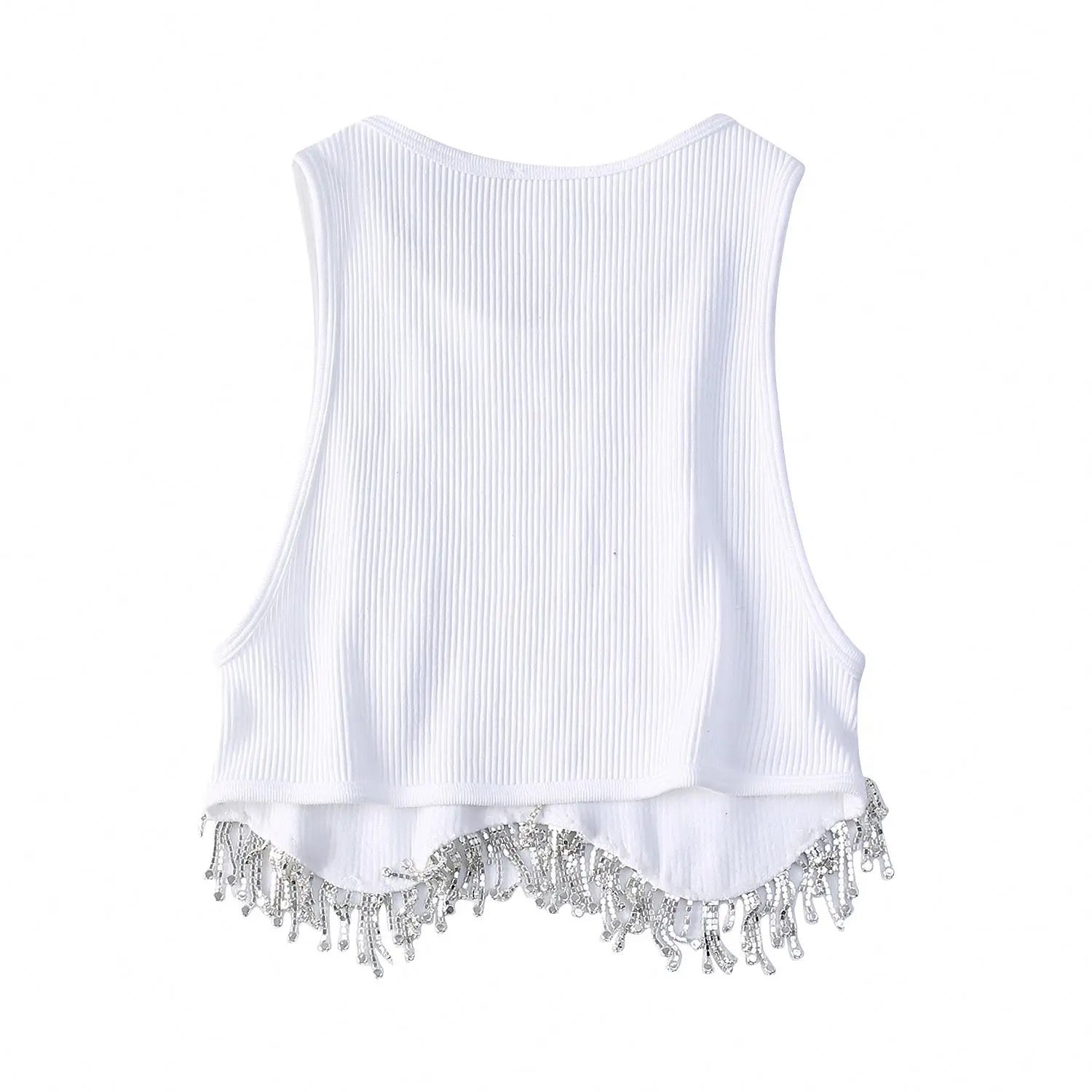 Top cropped de verão feminino casual e elegante de alta qualidade