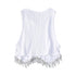 Top cropped de verão feminino casual e elegante de alta qualidade