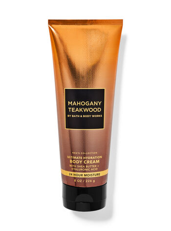 Mahogany Teakwood Creme Hidratante Corporal para homens - O Retalho
