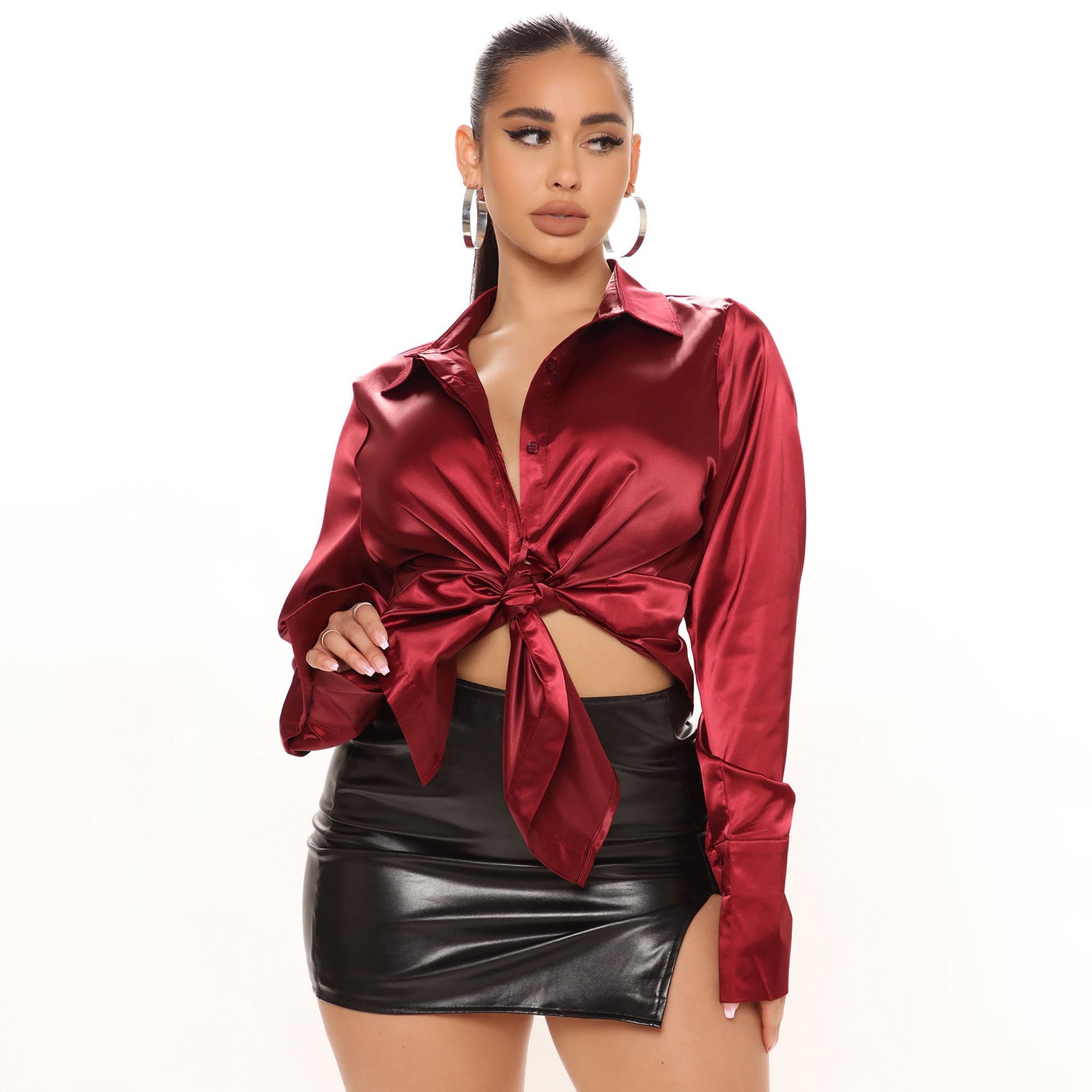 Camisa Irregular de Manga Longa - O Retalho