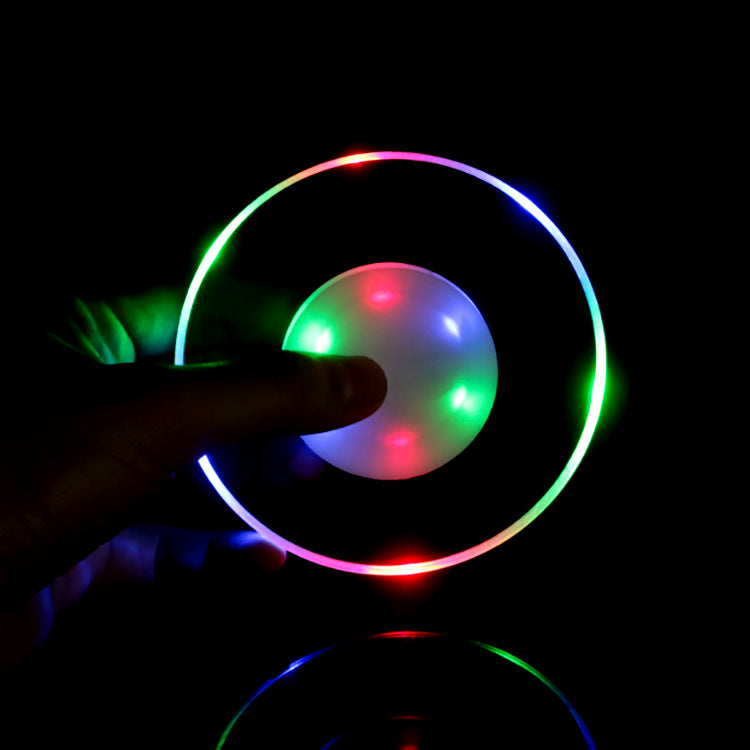 Porta-copo de LED em Acrílico com Cristal Emitindo Luz Luminosa para Bar de Coquetéis, Suporte para Caneca com Luz, Base Piscante para Decoração de Utensílios de Mesa. - O Retalho