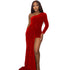 Vestido com racha na perna para mulheres - O Retalho