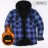 Warm Plaid Shirt Winter Fleece-lined Thickened Warm Shirt - O Retalho