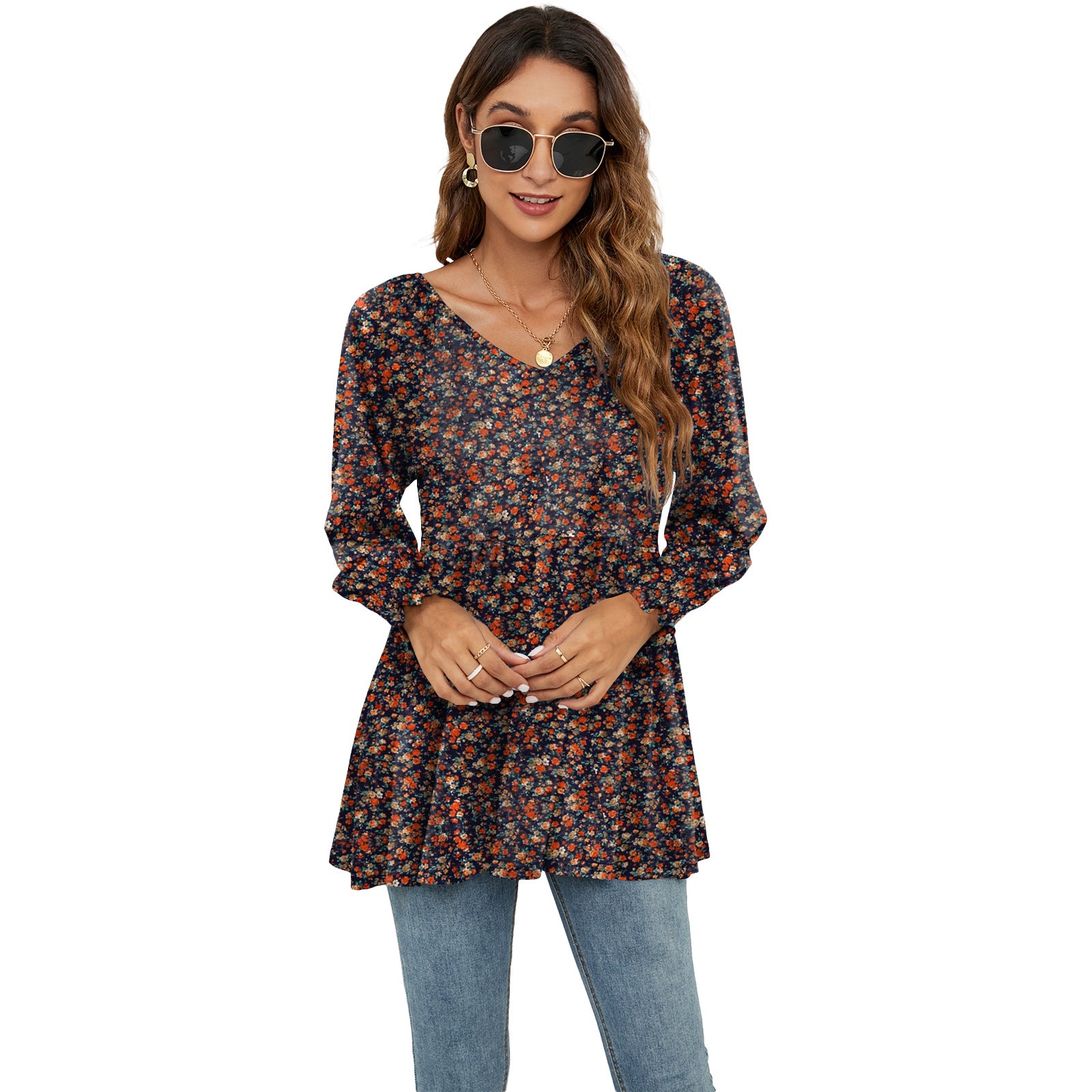 Blusa casual com estampa - O Retalho