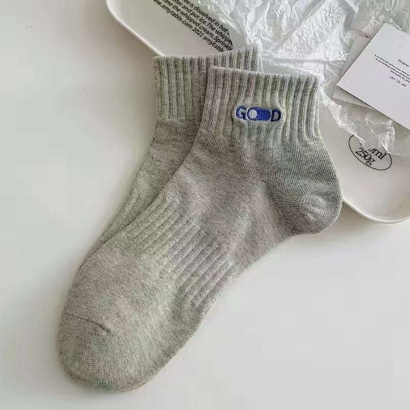 Meias Esportivas Absorventes de Suor e Desodorizantes em Algodão Puro para Homens - O Retalho