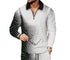 European And American Men's Printing Lapel Long Sleeve - O Retalho