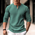 Camiseta masculina com gola Waffle Henry - O Retalho