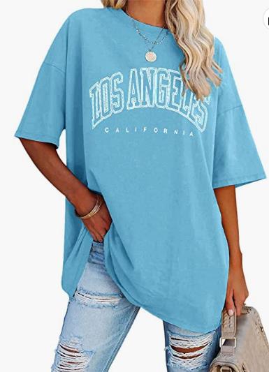 Camiseta Casual Solta de Meia Manga Oversize - O Retalho