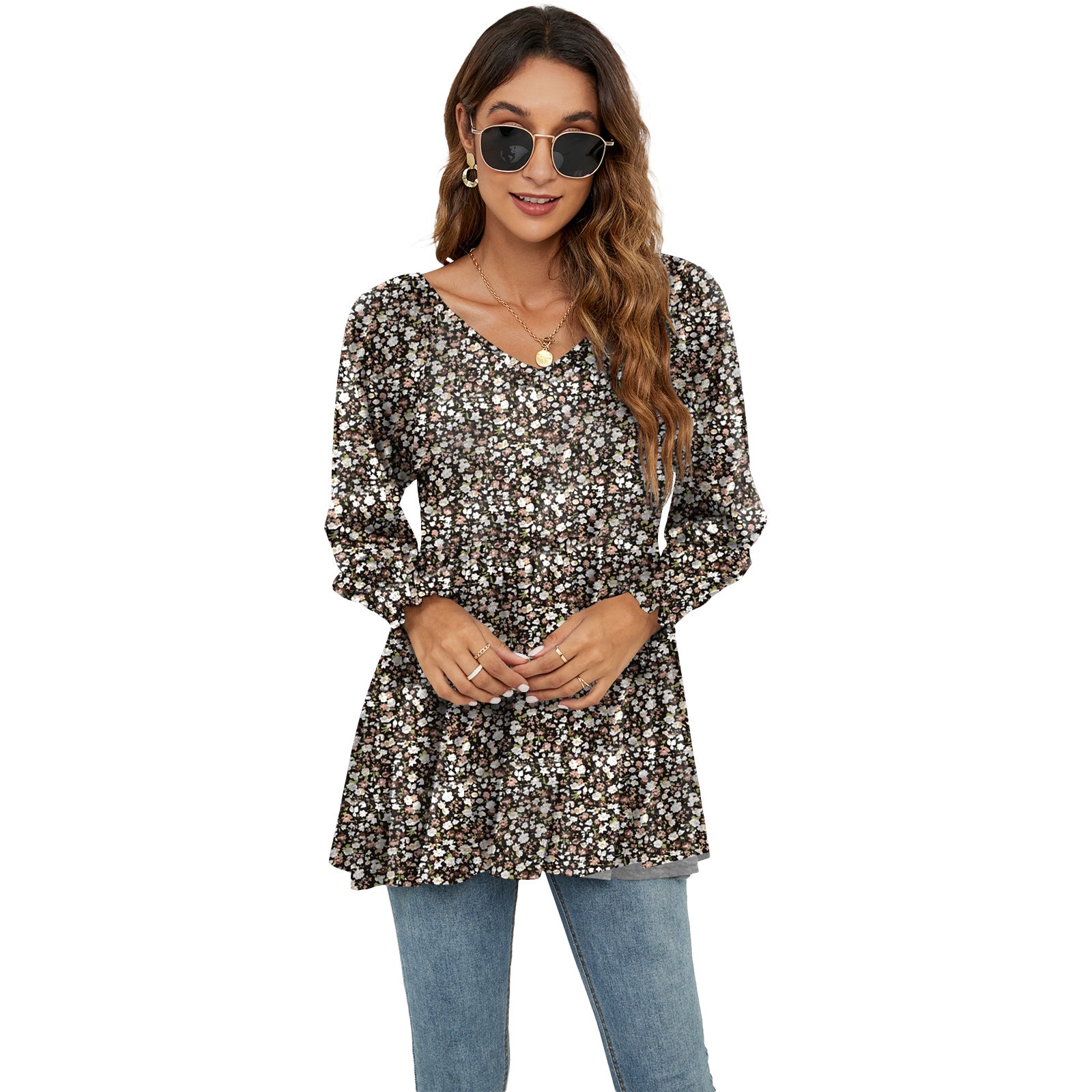 Blusa casual com estampa - O Retalho