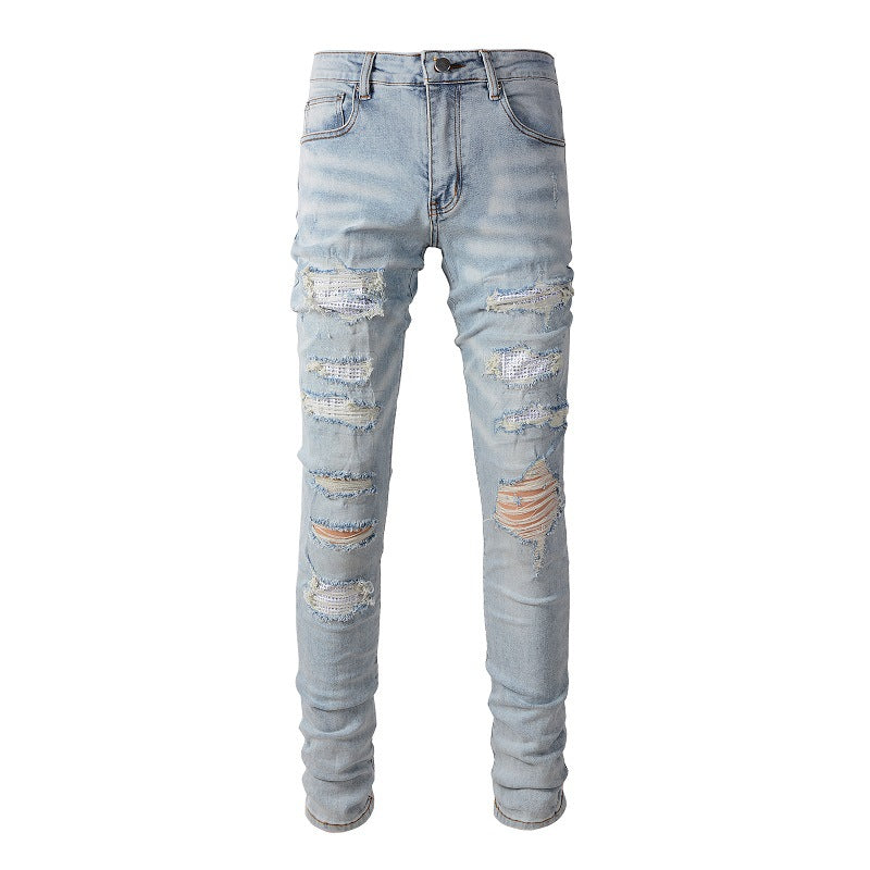 calças slim fit - O Retalho