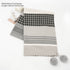 Cashmere Plaid Striped Jacquard Thickened Scarf - O Retalho