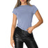 Camiseta de Pulôver Slim Casual - O Retalho