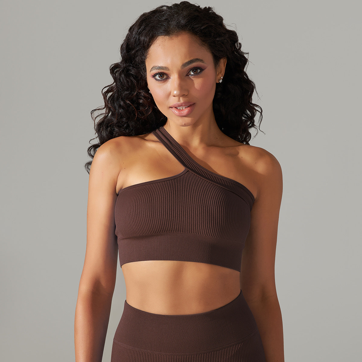 Conjunto de Roupas de Yoga Sem Costuras com Cintura Alta para Mulheres - Estilo e Conforto em Harmonia - O Retalho
