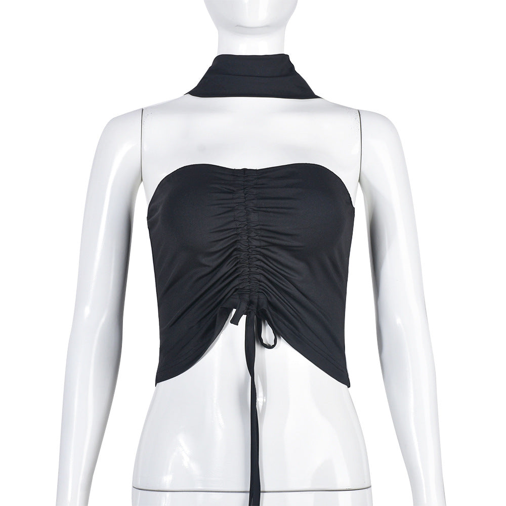 Crop top sem mangas sem alças - O Retalho