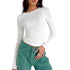 Camiseta de Pulôver Slim Casual - O Retalho