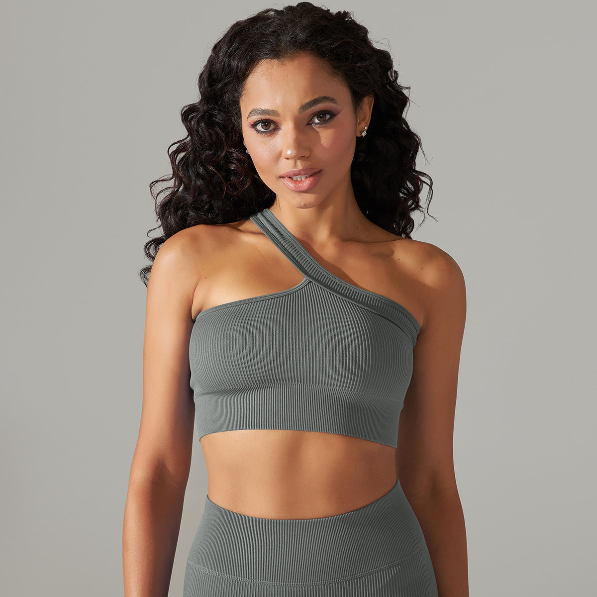 Conjunto de Roupas de Yoga Sem Costuras com Cintura Alta para Mulheres - Estilo e Conforto em Harmonia - O Retalho