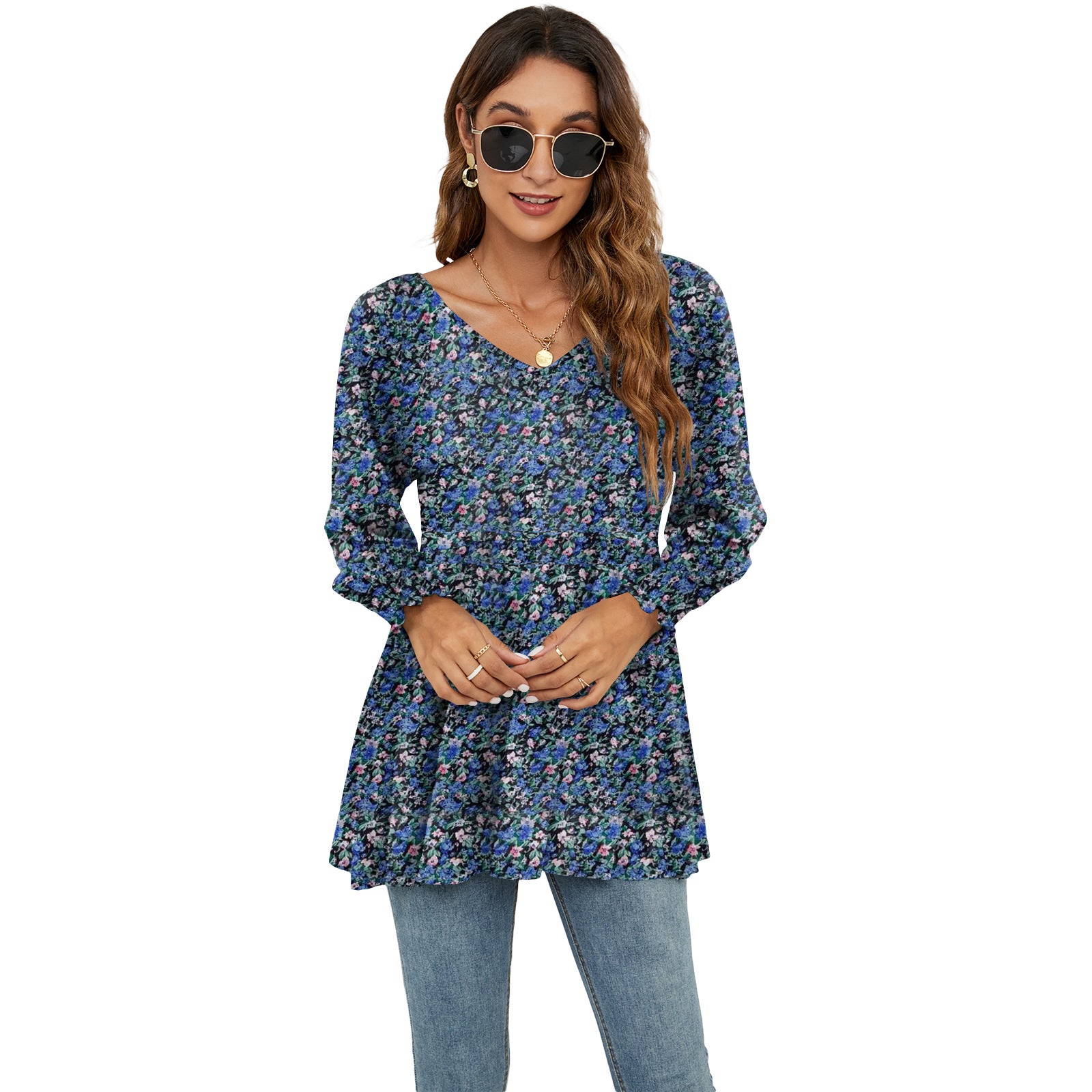 Blusa casual com estampa - O Retalho