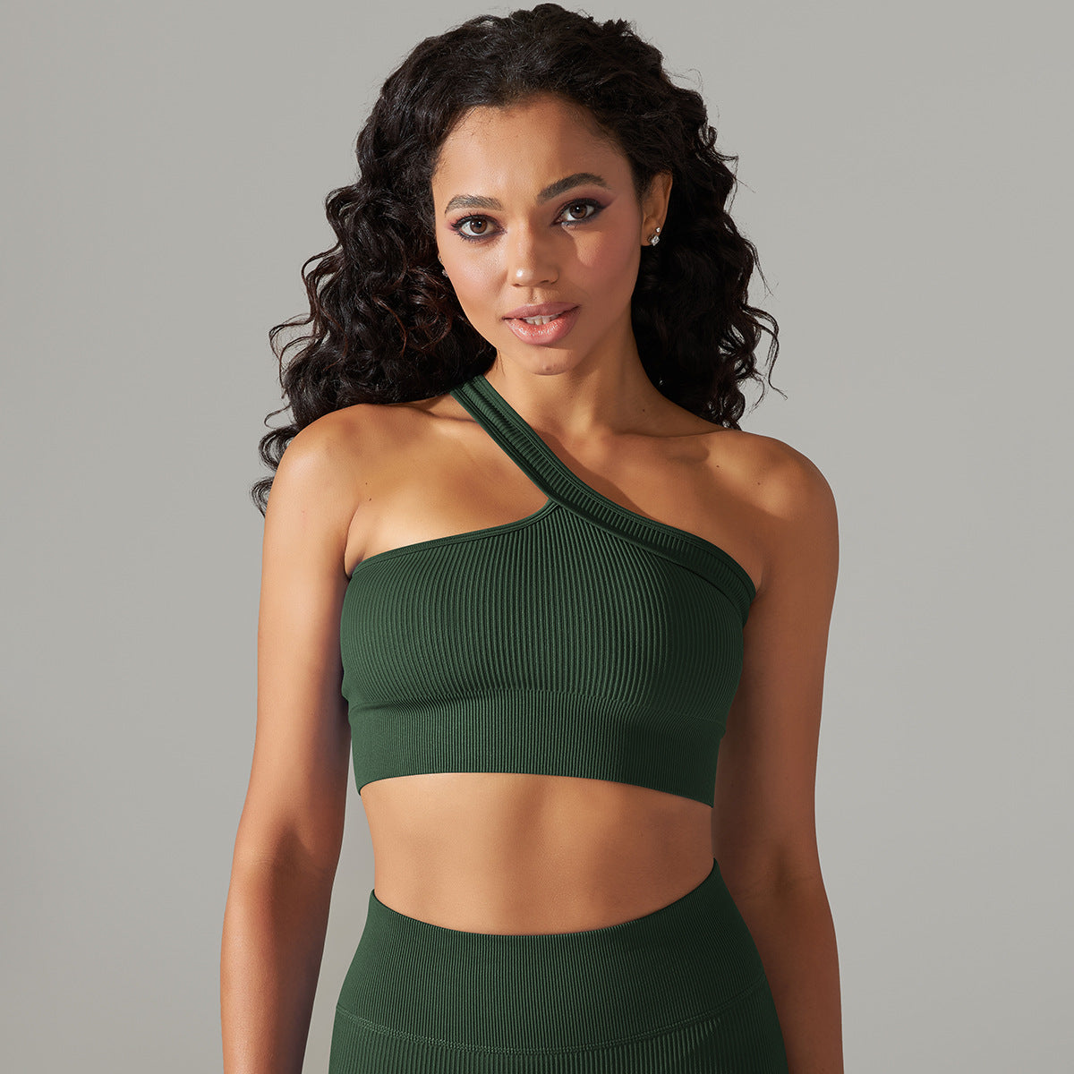 Conjunto de Roupas de Yoga Sem Costuras com Cintura Alta para Mulheres - Estilo e Conforto em Harmonia - O Retalho