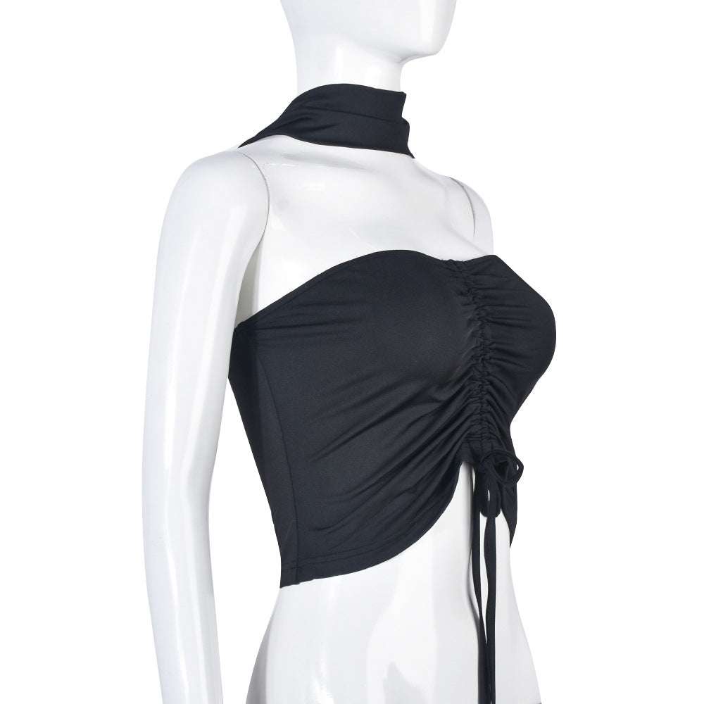Crop top sem mangas sem alças - O Retalho