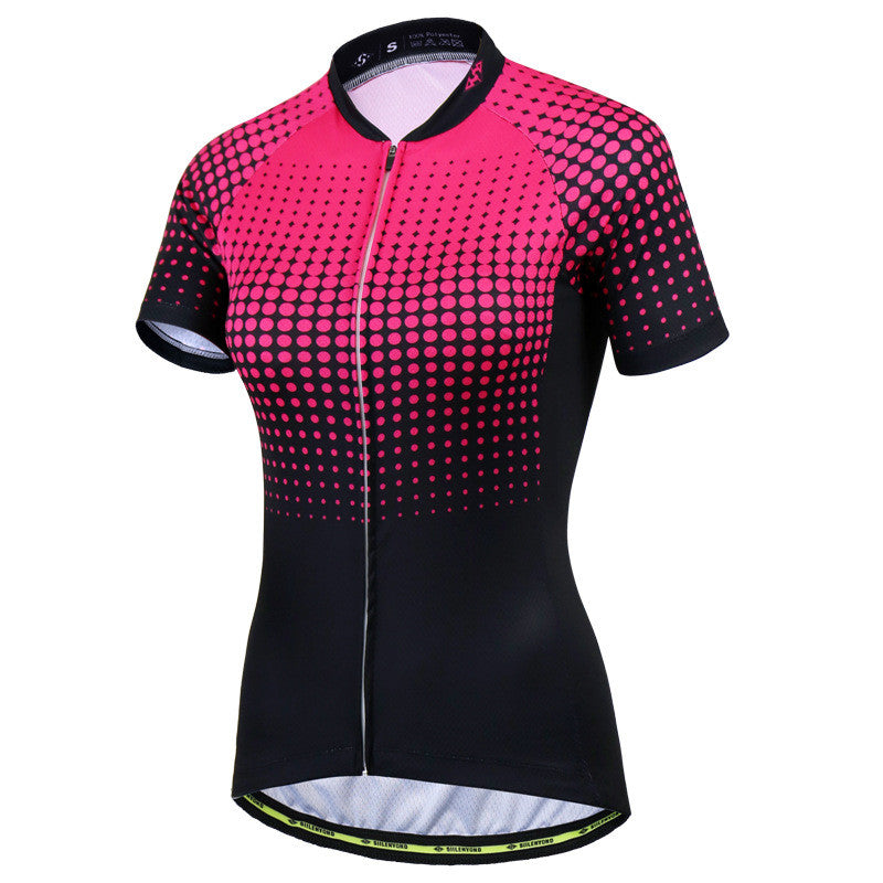 Conjunto de Roupa para Ciclismo com Manga Curta - Estilo Casual para Mulheres Ciclistas - O Retalho