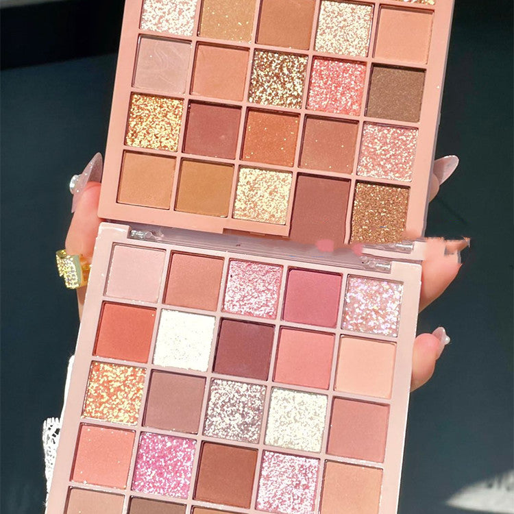 Paleta de Sombras Multi-Cores Sintéticas Fosco Perolada - O Retalho