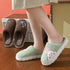 Pantufas Fofas de Coelho Listrado para Mulheres - O Retalho