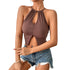 Crop top de alças finas - O Retalho