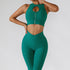 Conjunto de Ginástica com Zíper - Estilo e Conforto com Toque Moderno para Mulheres - O Retalho