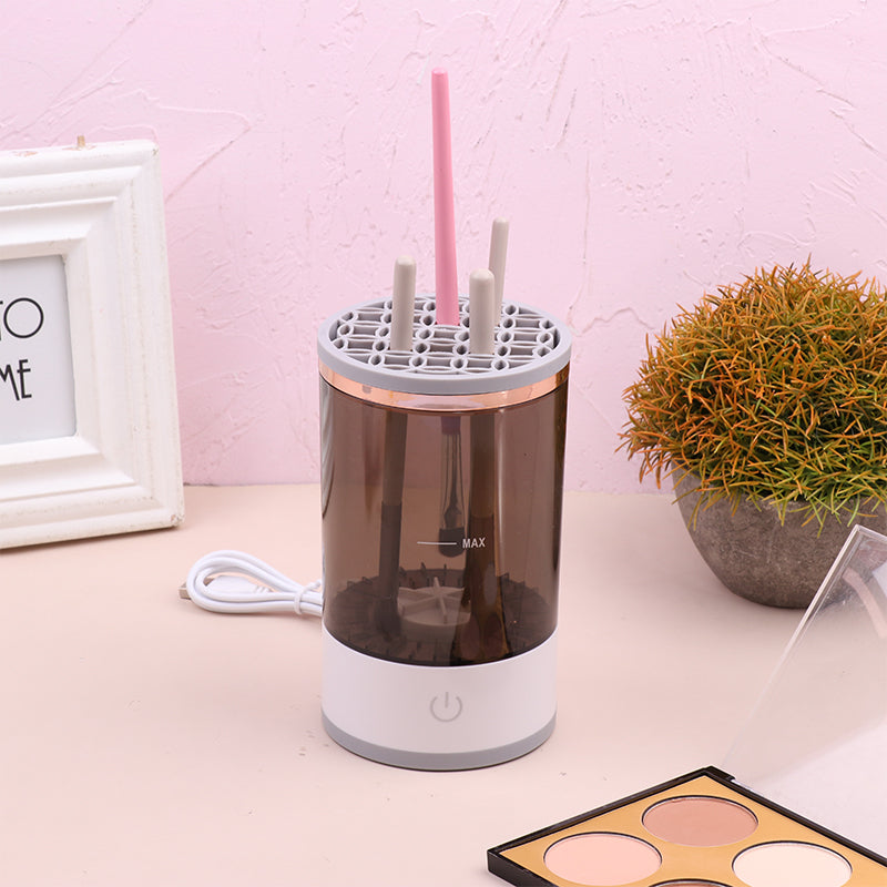 Máquina de limpeza de pincéis para sombras, eléctrica portátil com carregamento USB