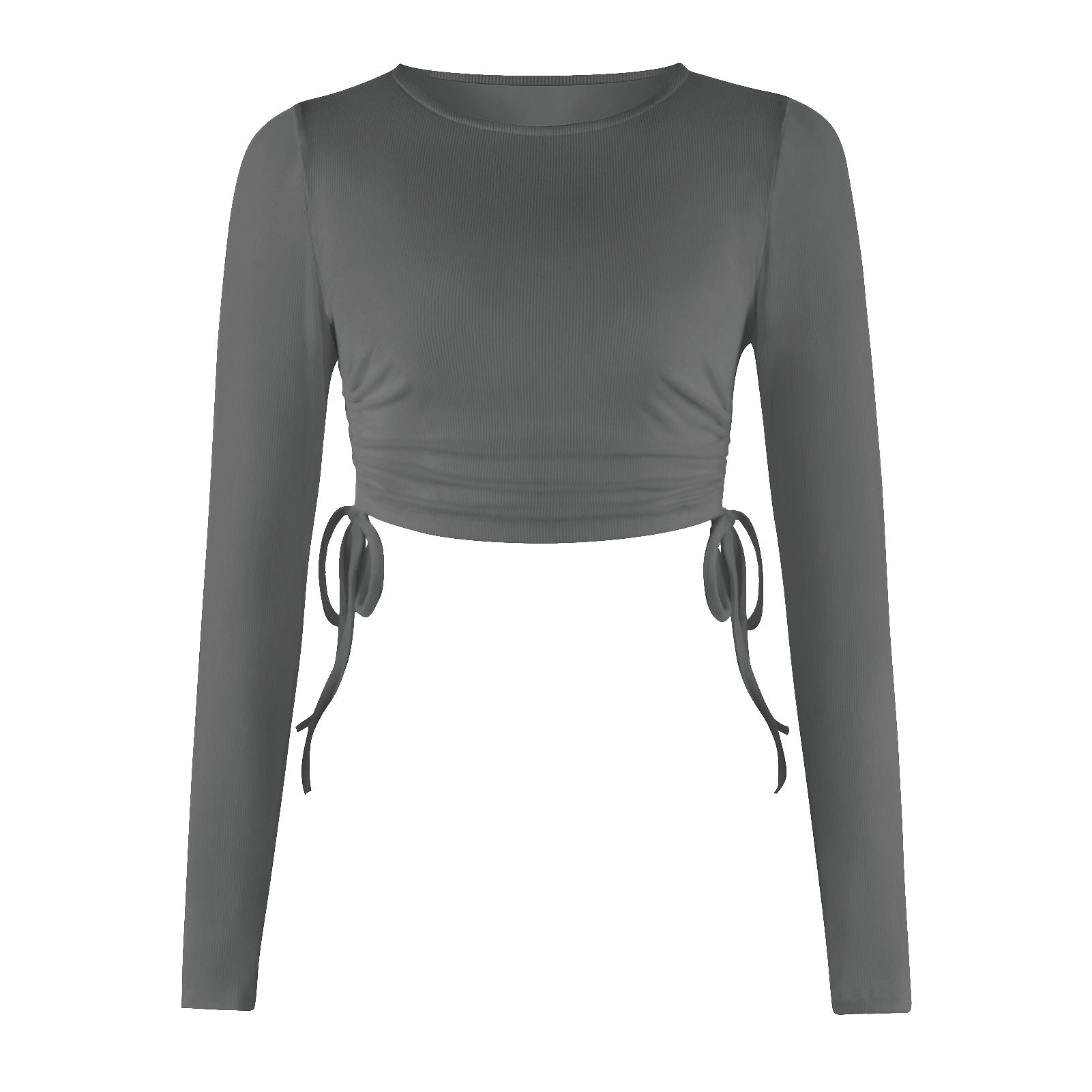 Crop Top Gola Redonda Manga Longa - O Retalho