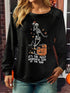 Blusa de Manga Longa com Gola Redonda - O Retalho