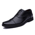 Sapatos de couro casuais de moda simples e tendência para homens - O Retalho