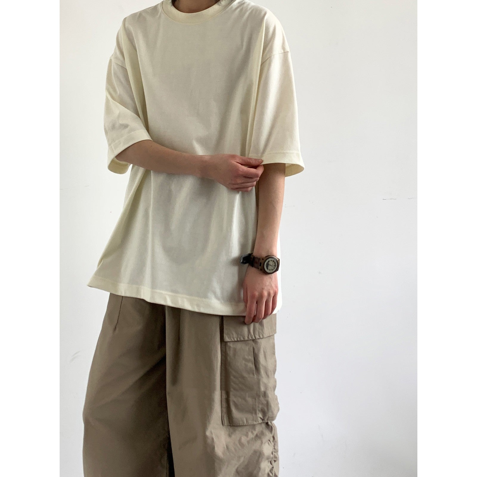 Camiseta masculina casual solta de manga curta - O Retalho