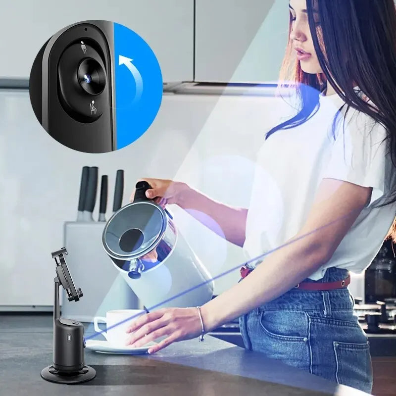 Estabilizador Inteligente de Rastreamento Automático 360 para Vídeo e Vlogs