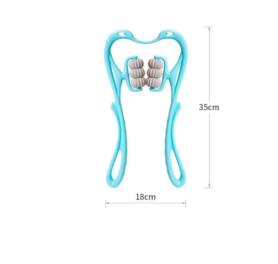 Massageador Cervical com 6 Rolos