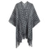Polyester Yarn Crocheted Hollow Knitted Tassel Cape And Shawl Sweater Women's Cardigan - O Retalho