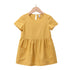 Vestido para meninas com design top e bolsos - O Retalho