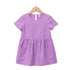 Vestido para meninas com design top e bolsos - O Retalho