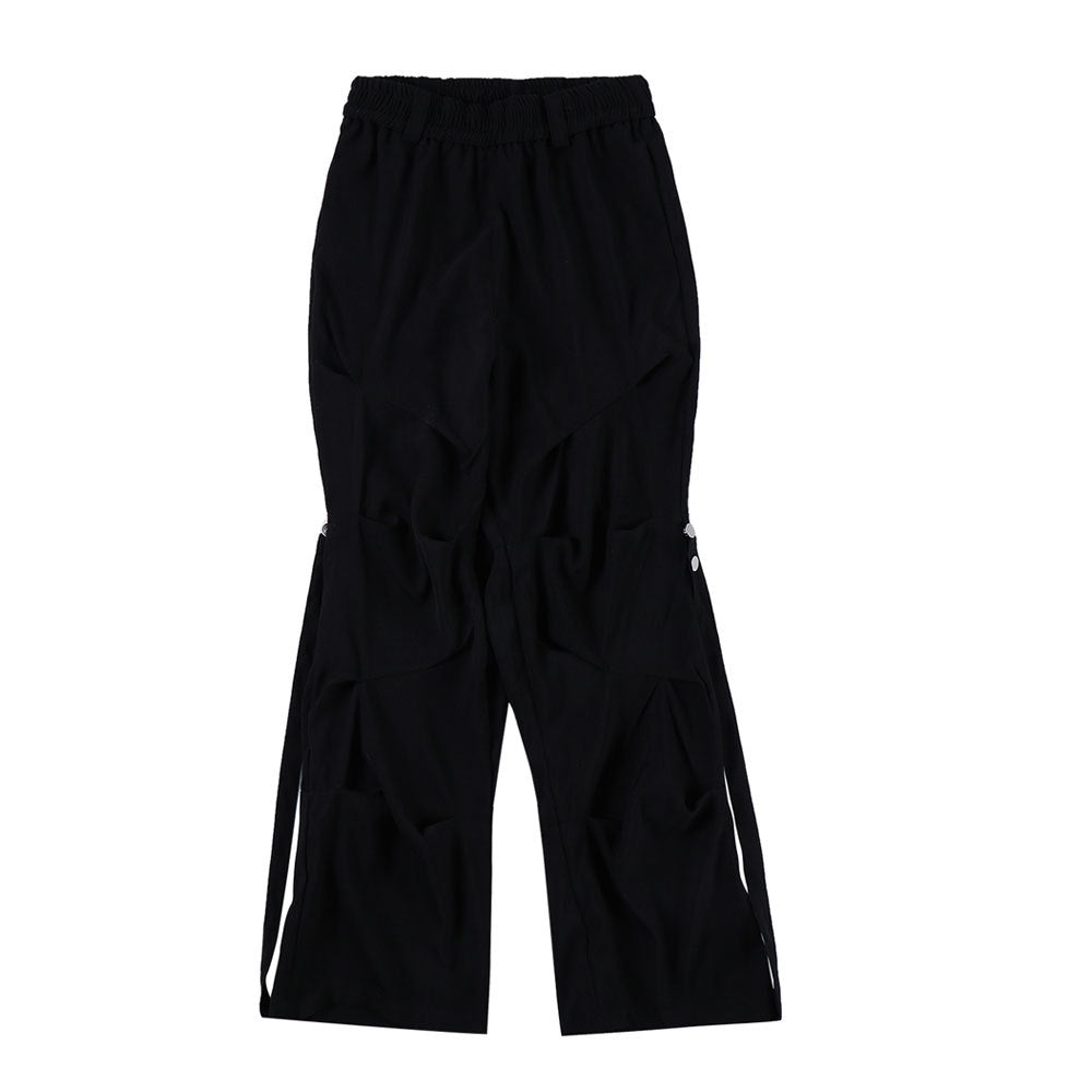 Calças de Corte Largo High Street Tide com Microflare - O Retalho