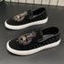 Sapatos casuais respiráveis com rebite da moda para homens - O Retalho