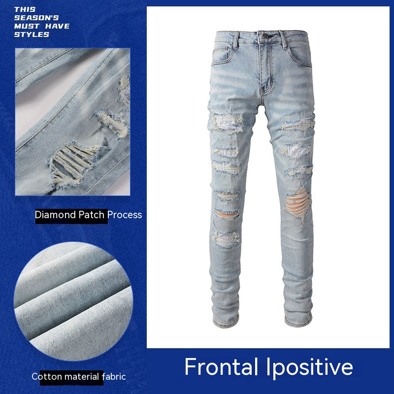 calças slim fit - O Retalho