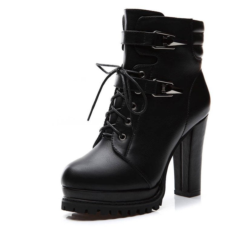 British Style High Heel Women Shoes - O Retalho